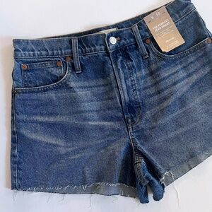 NWT Madewell The Perfect Jean Short | High Rise Women's Size 30 Lockeford Wash